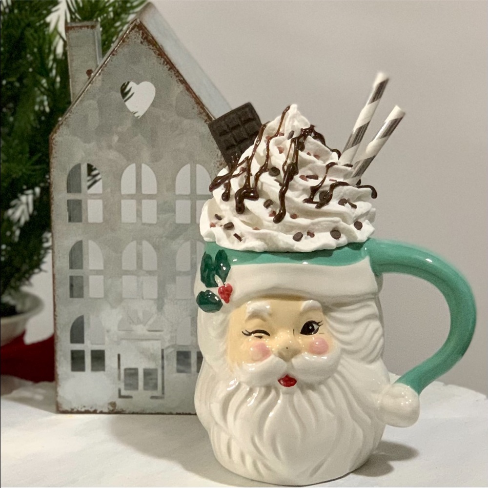 Handmade Mug Topper with Mug.
